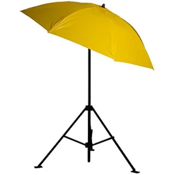 7-дюймовые виниловые зонтики для патио с зонтиками и правилами сверхпрочной конструкции, зонт без чехла, Желтая уличная мебель без груза