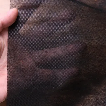 Черная нетканая ткань Аксессуары для поделок Ткань Лоскутная Подкладочная ткань на метр 100x160 см