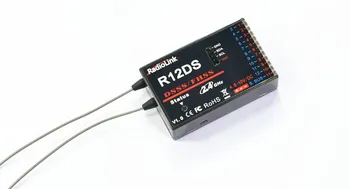 R12DS 12CH 12-канальный приемник 2,4 ГГц Для передатчика AT10, устройства аэрофотосъемки самолетов, F04939