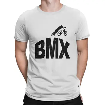 Мужская футболка Trick Love из 100% хлопка, модная футболка с круглым вырезом, футболка для гонок BMX, одежда с коротким рукавом и рисунком