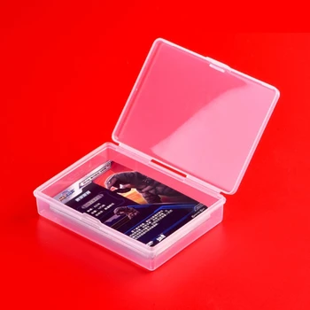 2x игральных карты в прозрачной пластиковой коробке для футляра Пустая колода игровых карт для футляра, закрывающаяся на защелку для обычного челнока