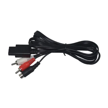 Кабель S-Video 2RCA AV-кабель для N64 для SNES для GameCube GC