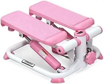 Шаговый Тренажер для здоровья и Фитнеса, Портативный Мини-Степпер для тренировок дома, на рабочем столе или в офисе Розового цвета