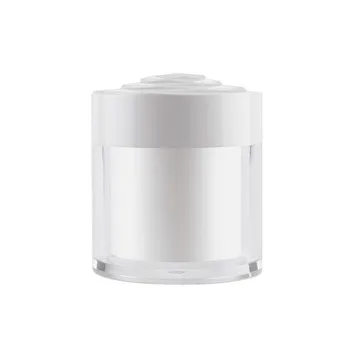Флакон крема для лица Пластиковая коробка В форме Белой Розы В ВИДЕ теней для век 20 г, 30 г, 50 г, Баночка для крема для глаз, двухслойная Коробка для крема, Косметический контейнер