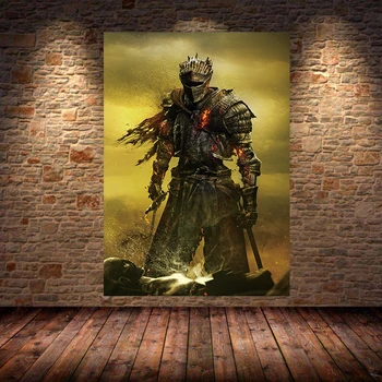 Украшение игрового Плаката Без рамы Картина Dark Souls 3 на холсте маслом Настенное Искусство живопись на холсте плакаты и принты Декор