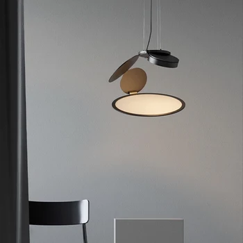 Итальянская люстра в стиле минимализма, офис, спальня, кабинет, светодиодный светильник, креативный дизайн, постмодернистский ресторан, бар, потолочный подвесной светильник