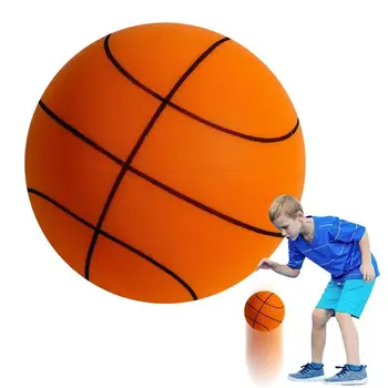 Прыгающий немой мяч для бесшумного баскетбола в помещении 18-24 см Пенопластовый баскетбольный мяч с бесшумным мягким мячом, Размер баскетбольного мяча 7 Air Bounce Basket Ball