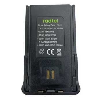 Литий-ионный аккумулятор для портативной рации 7,4 В 2800 мАч для радиостанции Radtel RT-68