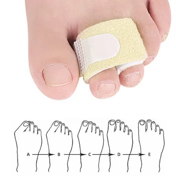 1/2 шт Дышащий разделительный маникюрный брекет-бандаж для вальгусной деформации, разделитель пальцев, выпрямитель для пальцев на ногах