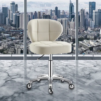 Парикмахерское кресло Beauty Wheels, простота, поворотные Современные парикмахерские кресла, стул для стилиста, прическа, мебель для парикмахерского салона HD50LF