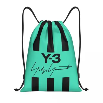 Изготовленные на заказ 3Y Yohji Yamamoto Сумки на шнурках для тренировок, рюкзаки для йоги, Женские Мужские спортивные сумки для спортзала