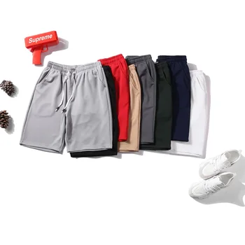 Летние повседневные мужские дышащие пляжные шорты, удобные короткие штаны для занятий фитнесом, баскетболом, спортом, мужские шорты для бега