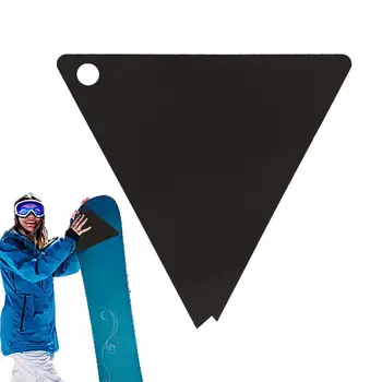 Акриловый восковой скребок, инструмент для настройки акрилового сноуборда, набор для настройки треугольника и восковой эпиляции для широких лыж и сноубординга на открытом воздухе