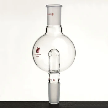 Брызгозащищенный шар SYNTHWARE с отверстиями для обратного потока, емкость 100 мл/250 мл, боросиликатное стекло, A60