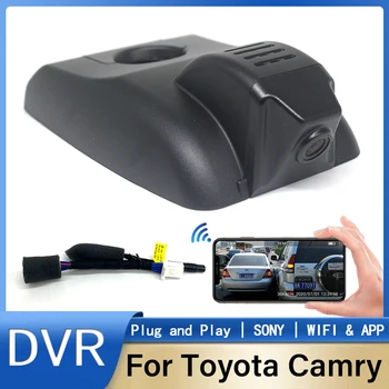 4K 2160P Простая Установка Автомобильный Видеорегистратор WiFi Видеорегистратор Dashcam Для Toyota Camry XV70 V70 hybrid 2017 2018 2019 2020 UHD Dash Cam