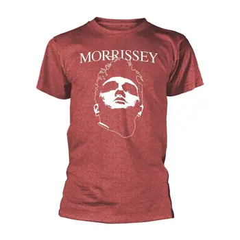 Логотип MORRISSEY FACE HEATHER RED КРАСНАЯ футболка X Large
