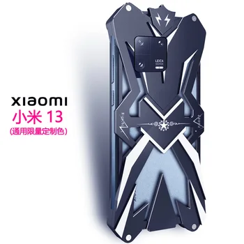 Оригинальный роскошный металлический чехол Zimon New Thor Heavy Duty Armor Metal из алюминиевого сплава для телефона Xiaomi Mi 13 Mi13 Pro Cases Cover