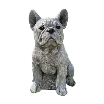 Декор для сада с подарками для собак - Статуя собаки на открытом воздухе для декора газона во внутреннем дворике, мемориальная скульптура для домашних животных