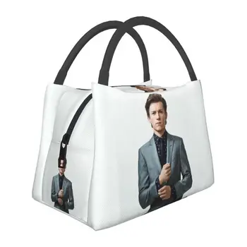 Красивый Том Холланд, изолированная сумка для ланча для школы и офиса, сменный кулер, термобокс для бенто для женщин