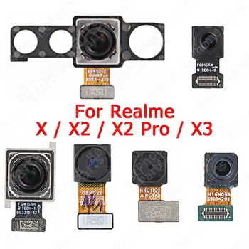 Селфи Камера заднего вида для Realme X X2 Pro X3 Большая задняя сторона Модуль камеры заднего вида Гибкий кабель Запасные части