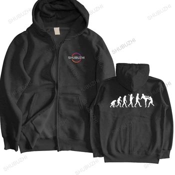 Новые черные топы с длинным рукавом для мужчин Evolution jacket Men's Ultimate Fighting Muay Thai hardcore брендовый топ, пуловер, унисекс, хирт