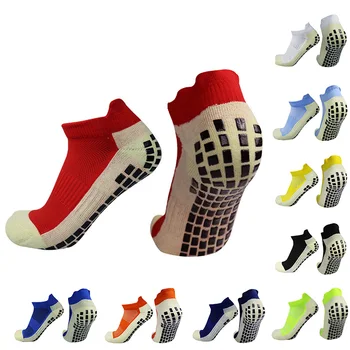 Подошва Новые футбольные Носки Нескользящие силиконовые Профессиональные спортивные аксессуары для соревнований Мужские женские футбольные Носки