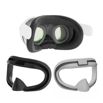 Силиконовый Чехол Для лица VR Для Гарнитуры Meta Quest 3 VR, Защищающий От Пота И Грязи, Сменные Подушки Для Лица VR