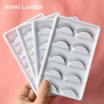 Накладные ресницы Songlashes Pro для тренировок Из мягкого волокна, аккуратно уложенные, четко очерченные Высококачественные инструменты для макияжа для женщин
