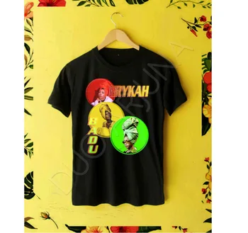 Футболка Erykah Badu, цветная юбилейная футболка- новая, с рождественскими длинными рукавами