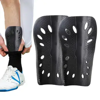Футбольная спортивная защита для голени, мужская защита для икр со вставленной пластиной с отверстием, Детские тренировочные носки, Защитная накладка для защиты мужской стопы