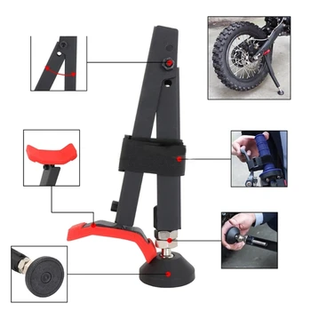Переносная подъемная подставка для мотоцикла, подножка для заднего колеса, подставка для аварийной ситуации, подставка для ног, Складная рама для поддержки колеса
