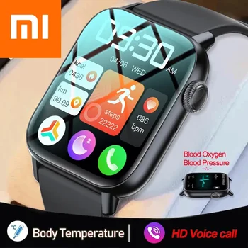 Смарт-часы Xiaomi Bluetooth Call 1.83 HD 240 * 280 Экран True Blood Oxygen, термометр для тела, умные часы, женские 100 + спортивных режимов
