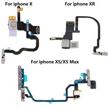 Совершенно новая кнопка питания фонарик Гибкий кабель Лента для Apple iPhone X/XR/XS/XS Max