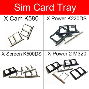 Держатель Слота Для Лотка SIM-карты LG X Power 2 K220DS M320 X Cam K580 X Screen K500DS Замена Гнезда для Sim-карты Для Чтения K500DS Ремонтная Деталь