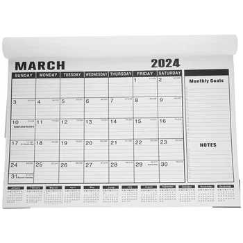 Настенный календарь Офисный Подвесной Календарь Английский Ежемесячный Календарь Офисный Подвесной календарь