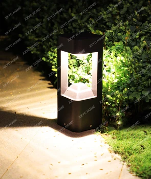 Газонная лампа Садовая лампа Наружная водонепроницаемая атмосфера Газонная лампа Солнечный наружный свет