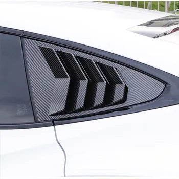 для MG MG7 2023 Декоративная наклейка на Жалюзи автомобиля, задняя треугольная декоративная наклейка, автомобильные декоративные аксессуары