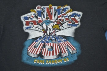 The Kinks Come Dancin 83, черная футболка унисекс всех размеров с коротким рукавом, S3148