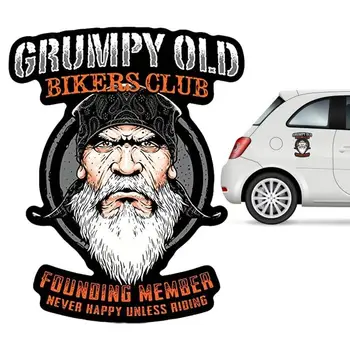 Наклейки Grumpy Old Member, наклейки Grumpy Old Man Для мотоциклов, наклейки на переднее заднее стекло автомобиля, наклейка на лобовое стекло для
