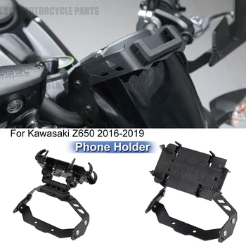 Мотоцикл для Kawasaki Z650 Z 650 Передняя подставка для телефона Держатель GPS Навигационная пластина Кронштейн USB 2016-2019