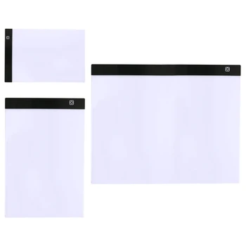 Планшет для рисования E9LB Цифровая графическая панель светодиодный световой короб Копировальная доска блокнот для письма Художественная роспись