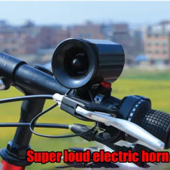 Электрическая велосипедная сигнализация, надежная видимость в ночное время, Водонепроницаемый нержавеющий пластик, сверхгромкое защитное снаряжение для езды на велосипеде, громкий звуковой сигнал для велосипеда