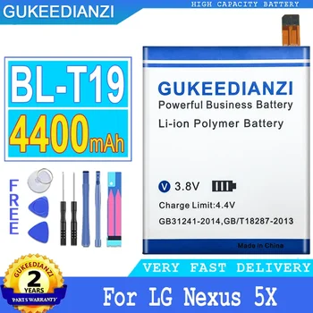 Аккумулятор мобильного телефона большой емкости 4400 мАч BL-T19 для LG BL-T19 Для Nexus 5X H790 H791 H798 Для аккумуляторов смартфонов Nexus5X 