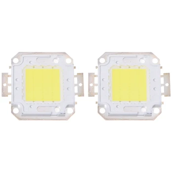 2X30 Вт Белая светодиодная микросхема высокой мощности, наружный прожектор, лампа с шариками, чип DIY 2200LM