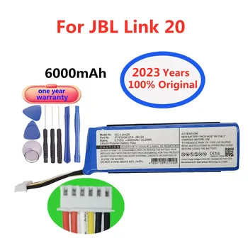 2023 Аккумулятор Высокой Емкости 6000 мАч Оригинальный Плеер Динамик Для JBL Link 20 Link20 P763098 01A Беспроводной Bluetooth Динамик Bateria