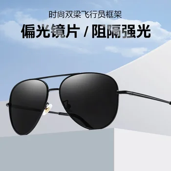 Новые поляризованные солнцезащитные очки, мужские солнцезащитные очки, водительское зеркало, солнцезащитные очки для верховой езды, поляризованные очки, Круто
