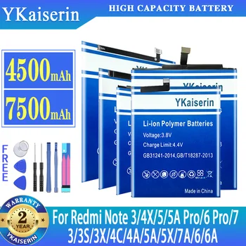 Аккумулятор для xiaomi Redmi 3/3 S/3X/4C/4A/5A/5X/7A/6/6A/Note 3 /4X/5/5A Pro/6 Pro/7/Mi 4C/M4C/5S Plus/5/5S/5X/6//6X/ Max 2 3 /MIX 2 2S