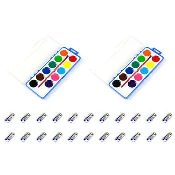 Твердый акварельный пигмент для детей, объемная акварельная краска, моющаяся акварельная краска 12 цветов для домашнего обучения