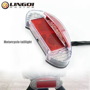 Задний Фонарь Гоночного Мотоцикла LINGQI LED Задний Стоп-Сигнал Заднего Фонаря Индикаторная Лампа Для Dirt Pit Bike Motocross Для Большинства Мотоциклов