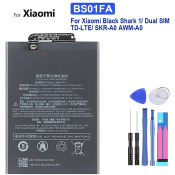 Аккумулятор BS01FA 4000 мАч Для Xiaomi Black Shark 1/Black Shark Dual SIM TD-LTE/SKR-A0 AWM-A0 Shark1 Аккумуляторные Батареи + Инструмент